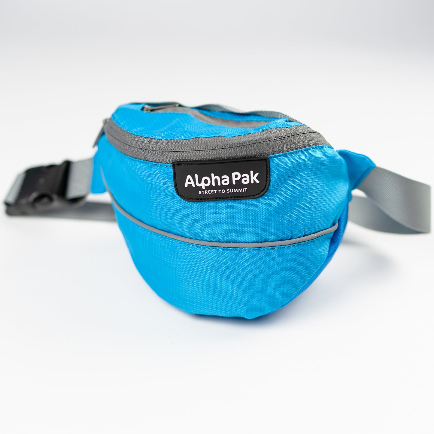 Pathfinder Hip Fanny Pack Blue and Gray